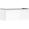 Szafka pod szlifowaną umywalkę wpuszczaną w blat z 1 szufladą 1180/550, Biały Błyszczący Xelu Q HANSGROHE 54062000