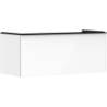 Szafka pod szlifowaną umywalkę wpuszczaną w blat z 1 szufladą 1180/550, Biały Błyszczący Xelu Q HANSGROHE 54062670
