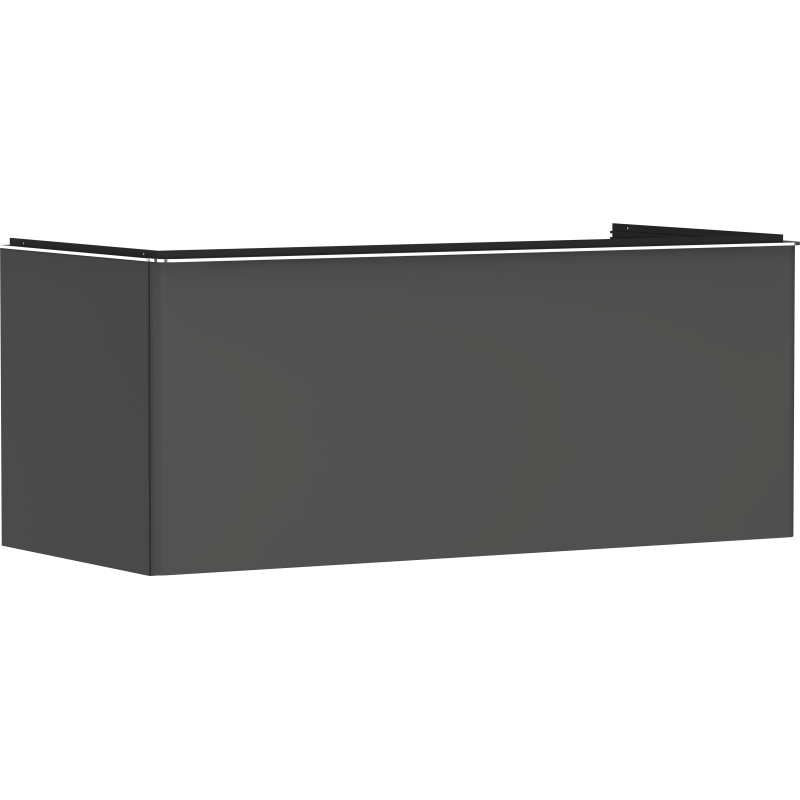Szafka pod szlifowaną umywalkę wpuszczaną w blat z 1 szufladą 1180/550, Szary Diament Matowy Xelu Q HANSGROHE 54063000