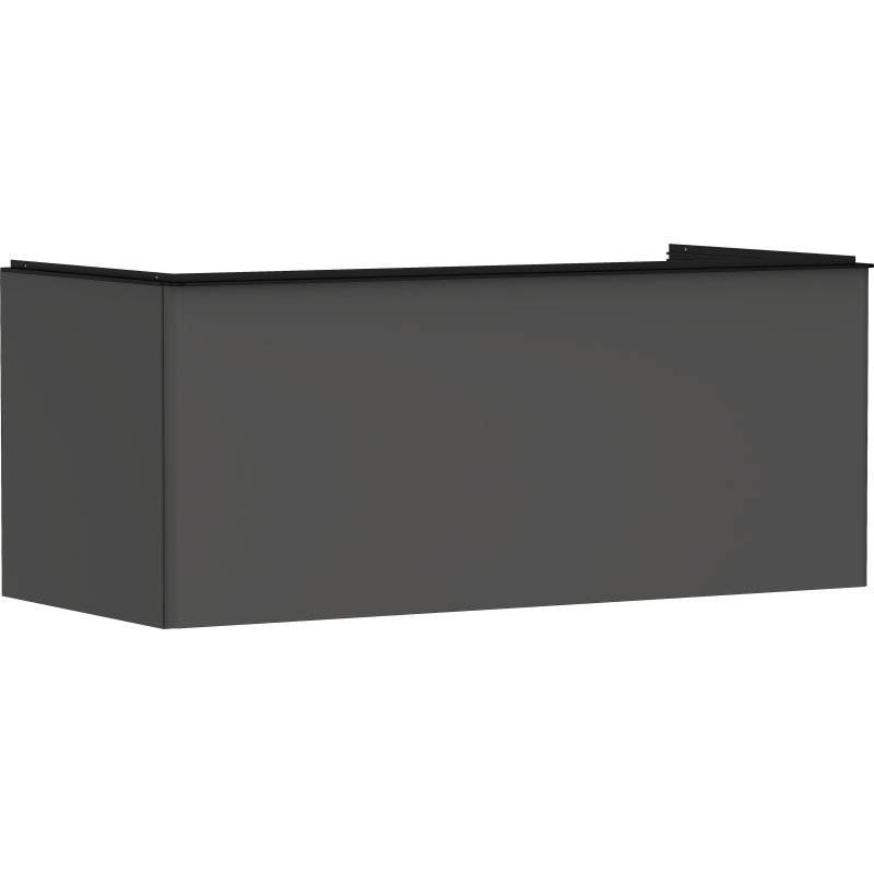 Szafka pod szlifowaną umywalkę wpuszczaną w blat z 1 szufladą 1180/550, Szary Diament Matowy Xelu Q HANSGROHE 54063670