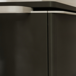 Szafka pod szlifowaną umywalkę wpuszczaną w blat z 1 szufladą 1180/550, Szary Diament Matowy Xelu Q HANSGROHE 54063700