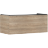 Szafka pod szlifowaną umywalkę wpuszczaną w blat z 1 szufladą 1180/550, Naturalny Dąb Xelu Q HANSGROHE 54064000