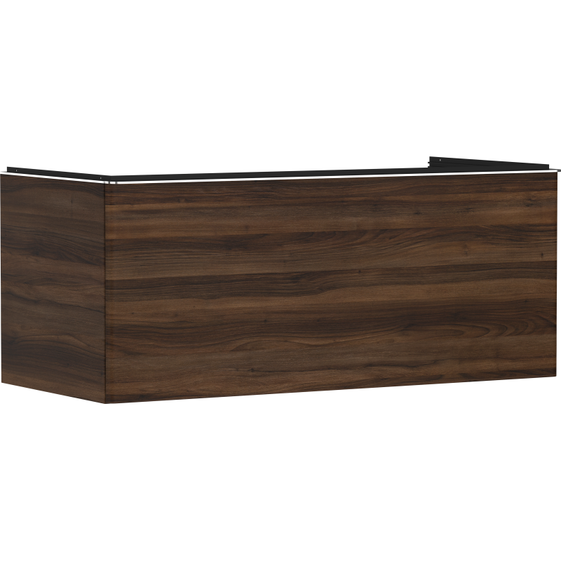 Szafka pod szlifowaną umywalkę wpuszczaną w blat z 1 szufladą 1160/550, Ciemny Orzech Xelu Q HANSGROHE 54065000