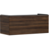 Szafka pod szlifowaną umywalkę wpuszczaną w blat z 1 szufladą 1160/550, Ciemny Orzech Xelu Q HANSGROHE 54065000