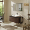 Szafka pod szlifowaną umywalkę wpuszczaną w blat z 1 szufladą 1160/550, Ciemny Orzech Xelu Q HANSGROHE 54065670