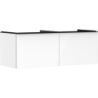 Szafka pod szlifowaną umywalkę wpuszczaną w blat z 2 szufladami 1360/550, Biały Wysoki Połysk Xelu Q HANSGROHE 54066670