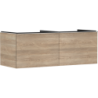 Szafka pod szlifowaną umywalkę wpuszczaną w blat z 2 szufladami 1360/550, Naturalny Dąb Xelu Q HANSGROHE 54068000