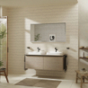 Szafka pod szlifowaną umywalkę wpuszczaną w blat z 2 szufladami 1360/550, Naturalny Dąb Xelu Q HANSGROHE 54068670