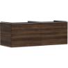 Szafka pod szlifowaną umywalkę wpuszczaną w blat z 2 szufladami 1360/550, Ciemny Orzech Xelu Q HANSGROHE 54069000