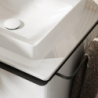 Szafka pod szlifowaną umywalkę wpuszczaną w blat z 2 szufladami 1560/550, Biały Wysoki Połysk Xelu Q HANSGROHE 54070670