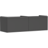 Szafka pod szlifowaną umywalkę wpuszczaną w blat z 2 szufladami 1560/550, Szary Diament Matowy Xelu Q HANSGROHE 54071000