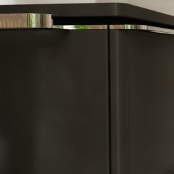 Szafka pod szlifowaną umywalkę wpuszczaną w blat z 2 szufladami 1560/550, Szary Diament Matowy Xelu Q HANSGROHE 54071000
