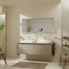 Szafka pod szlifowaną umywalkę wpuszczaną w blat z 2 szufladami 1560/550, Naturalny Dąb Xelu Q HANSGROHE 54072000