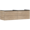 Szafka pod szlifowaną umywalkę wpuszczaną w blat z 2 szufladami 1560/550, Naturalny Dąb Xelu Q HANSGROHE 54072670