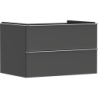 Szafka pod umywalkę nablatową z 2 szufladami 780/550, Szary Diament Matowy Xelu Q HANSGROHE 54075000