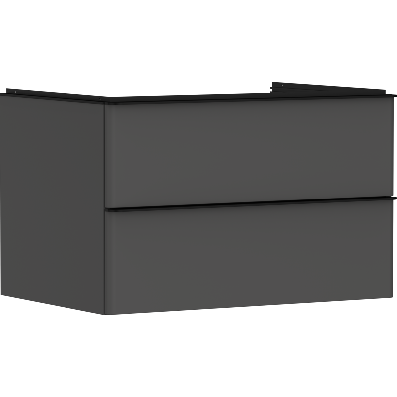 Szafka pod umywalkę nablatową z 2 szufladami 780/550, Szary Diament Matowy Xelu Q HANSGROHE 54075670