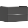Szafka pod umywalkę nablatową z 2 szufladami 780/550, Szary Diament Matowy Xelu Q HANSGROHE 54075700