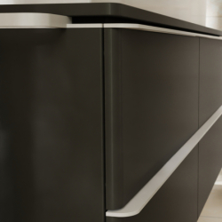 Szafka pod umywalkę nablatową z 2 szufladami 780/550, Szary Diament Matowy Xelu Q HANSGROHE 54075700