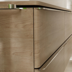 Szafka pod umywalkę nablatową z 2 szufladami 780/550, Naturalny Dąb Xelu Q HANSGROHE 54076000