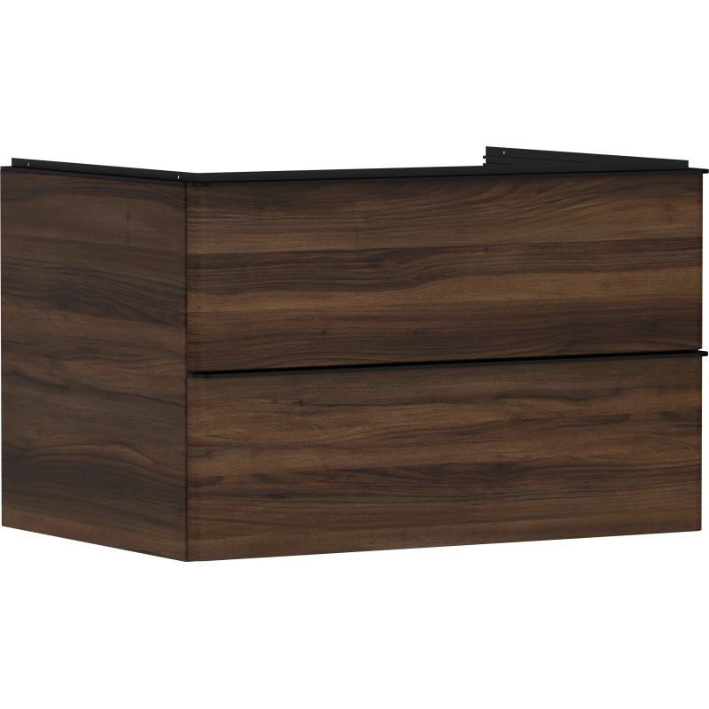 Szafka pod umywalkę nablatową z 2 szufladami 780/550, Ciemny Orzech Xelu Q HANSGROHE 54077670