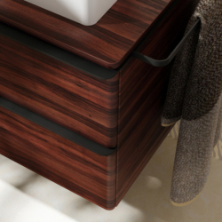 Szafka pod umywalkę nablatową z 2 szufladami 780/550, Ciemny Orzech Xelu Q HANSGROHE 54077670