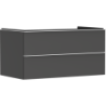 Szafka pod umywalkę nablatową z 2 szufladami 980/550, Szary Diament Matowy Xelu Q HANSGROHE 54079700