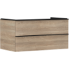Szafka pod umywalkę nablatową z 2 szufladami 980/550, Naturalny Dąb Xelu Q HANSGROHE 54080670