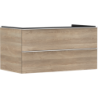 Szafka pod umywalkę nablatową z 2 szufladami 980/550, Naturalny Dąb Xelu Q HANSGROHE 54080700