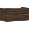 Szafka pod umywalkę nablatową z 2 szufladami 980/550, Ciemny Orzech Xelu Q HANSGROHE 54081000
