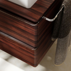 Szafka pod umywalkę nablatową z 2 szufladami 980/550, Ciemny Orzech Xelu Q HANSGROHE 54081000