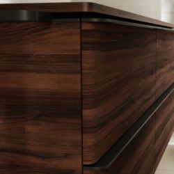 Szafka pod umywalkę nablatową z 2 szufladami 980/550, Ciemny Orzech Xelu Q HANSGROHE 54081670