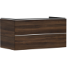 Szafka pod umywalkę nablatową z 2 szufladami 980/550, Ciemny Orzech Xelu Q HANSGROHE 54081700