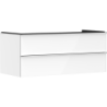 Szafka pod umywalkę nablatową z 2 szufladami 1180/550, Biały Wysoki Połysk Xelu Q HANSGROHE 54082000