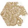 SHINY LINES GOLD HEKSAGON INSERTO B 19,8X17,1 GAT.1 (P.49871)