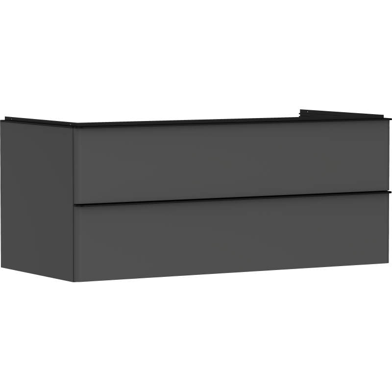 Szafka pod umywalkę nablatową z 2 szufladami 1180/550, Szary Diament Matowy Xelu Q HANSGROHE 54083670