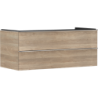 Szafka pod umywalkę nablatową z 2 szufladami 1180/550, Naturalny Dąb Xelu Q HANSGROHE 54084000