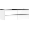 Szafka pod umywalkę nablatową z 4 szufladami 1360/550, Biały Wysoki Połysk Xelu Q HANSGROHE 54086670
