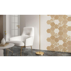 SHINY LINES GOLD HEKSAGON INSERTO D 19,8X17,1 GAT.1 (P.49875)