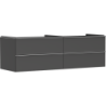 Szafka pod umywalkę nablatową z 4 szufladami 1560/550, Szary Diament Matowy Xelu Q HANSGROHE 54091000