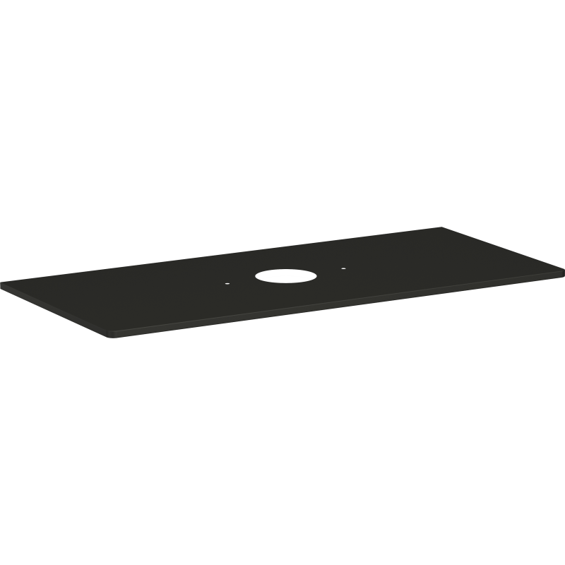 Blat 1180/550 z wycięciem na środku pod umywalkę nablatową bez otworu na baterię matowy szary diament Xelu Q HANSGROHE 54115910