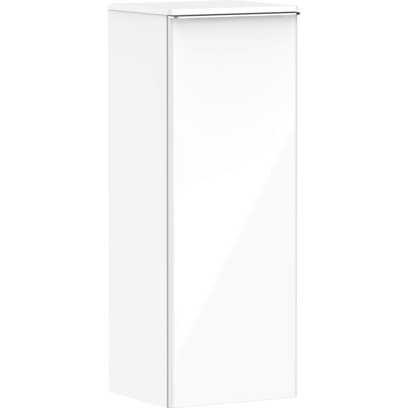 Szafka boczna średnia 400/350, drzwi lewe, Biały Wysoki Połysk Xelu Q HANSGROHE 54127000