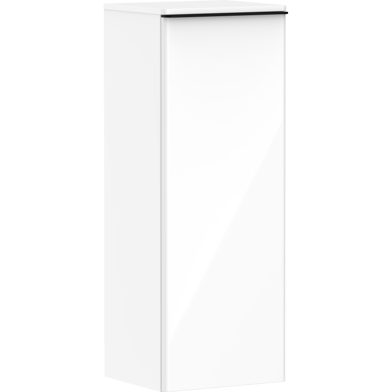 Szafka boczna średnia 400/350, drzwi lewe, Biały Wysoki Połysk Xelu Q HANSGROHE 54127670
