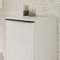 Szafka boczna średnia 400/350, drzwi lewe, Biały Wysoki Połysk Xelu Q HANSGROHE 54127670