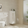 Szafka boczna średnia 400/350, drzwi lewe, Biały Wysoki Połysk Xelu Q HANSGROHE 54127670
