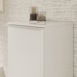 Szafka boczna średnia 400/350, drzwi lewe, Biały Wysoki Połysk Xelu Q HANSGROHE 54127700