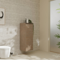 Szafka boczna średnia 400/350, drzwi lewe, Naturalny Dąb Xelu Q HANSGROHE 54129670