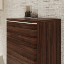 Szafka boczna średnia 400/350, drzwi lewe, Ciemny Orzech Xelu Q HANSGROHE 54130700