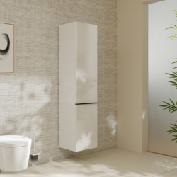 Szafka boczna wysoka 400/350, drzwi lewe, Biały Wysoki Połysk Xelu Q HANSGROHE 54135670