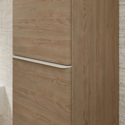 Szafka boczna wysoka 400/350, drzwi prawe, Naturalny Dąb Xelu Q HANSGROHE 54141700