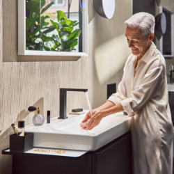 Półka 140/430 Czarny Matowy Xelu Q HANSGROHE 54144670